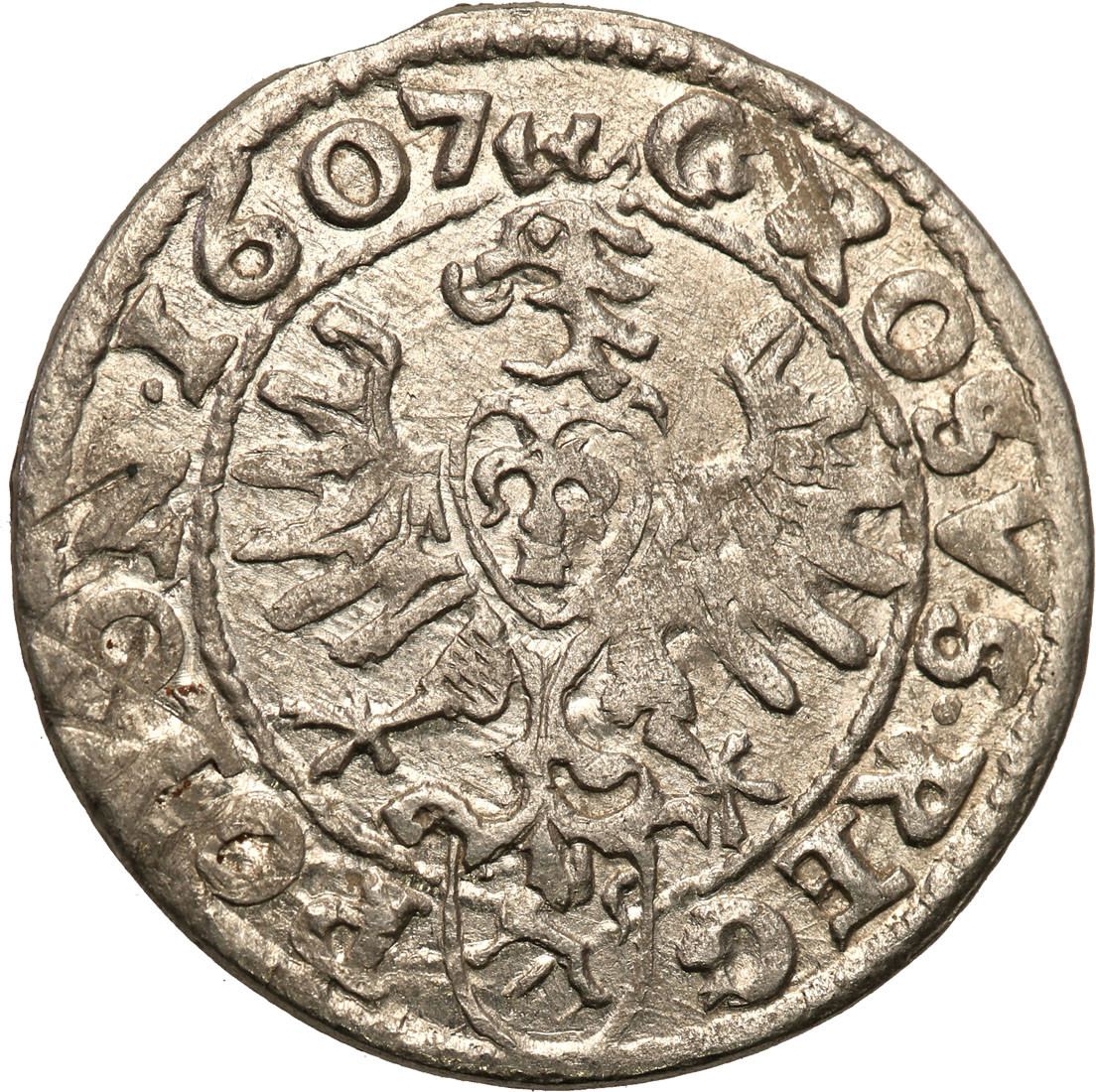 Zygmunt III Waza. Grosz 1607, Kraków